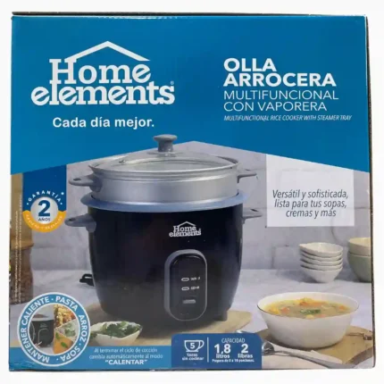 OLLA ARROCERA MULTIFUNCIONAL 1.8L HOME ELEMENTS HEAR-18N