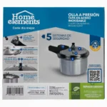 OLLA PRESIÓN ALUMINIO HOME ELEMENTS 3.2L HEPC32LLSS - Imagen 2