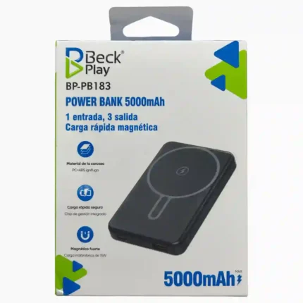 POWER BANK 5000mAh BECK PLAY BP-PB183