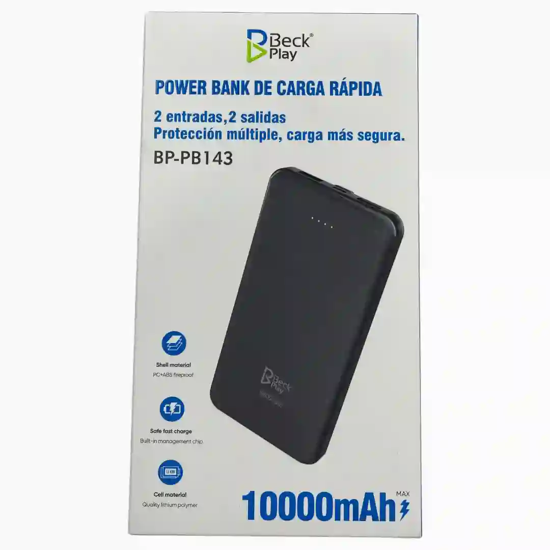 POWER-BANK-BECK-PLAY-BP-PB143-01.webp POWER BANK BECK PLAY BP-PB143 - Imagen 1