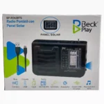 RADIO CON PANEL SOLAR BECK PLAY BP-R063BTS