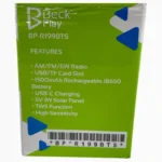 RADIO CON PANEL SOLAR BECK PLAY BP-R199BTS - Imagen 5