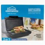 SANDUCHERA PARRILLA HOME ELEMENTS HESMG155N