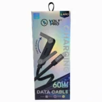 CABLE ACORDONADO VOLTPRO IPHONE TIPO C CON SOPORTE VC-718