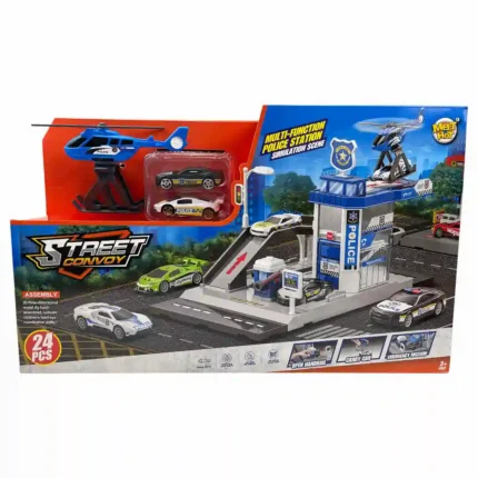 ESTACIÓN DE RESCATE POLICÍA CARROS METÁLICOS MH-603 (BOX X36)