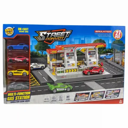 GASOLINERA CARROS METÁLICOS MH-601 (BOX X36)