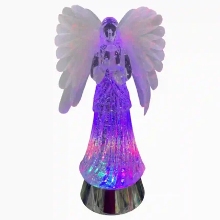 ÁNGEL DE CRISTAL LUZ Y SONIDO W114