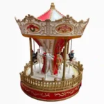 CARRUSEL DECORATIVO LUZ Y SONIDO S4786 - Imagen 5