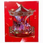 CARRUSEL DECORATIVO LUZ Y SONIDO S4786 - Imagen 7