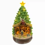 DECORACIÓN NAVIDEÑA ARBOL CON PESEBRE W073